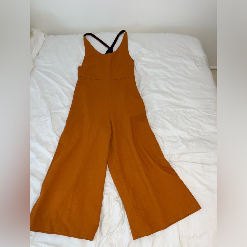 Zara Orange Jumpsuit